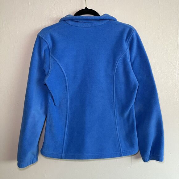 Columbia Blue Fleece Zip Up Jacket - Picture 2 of 4